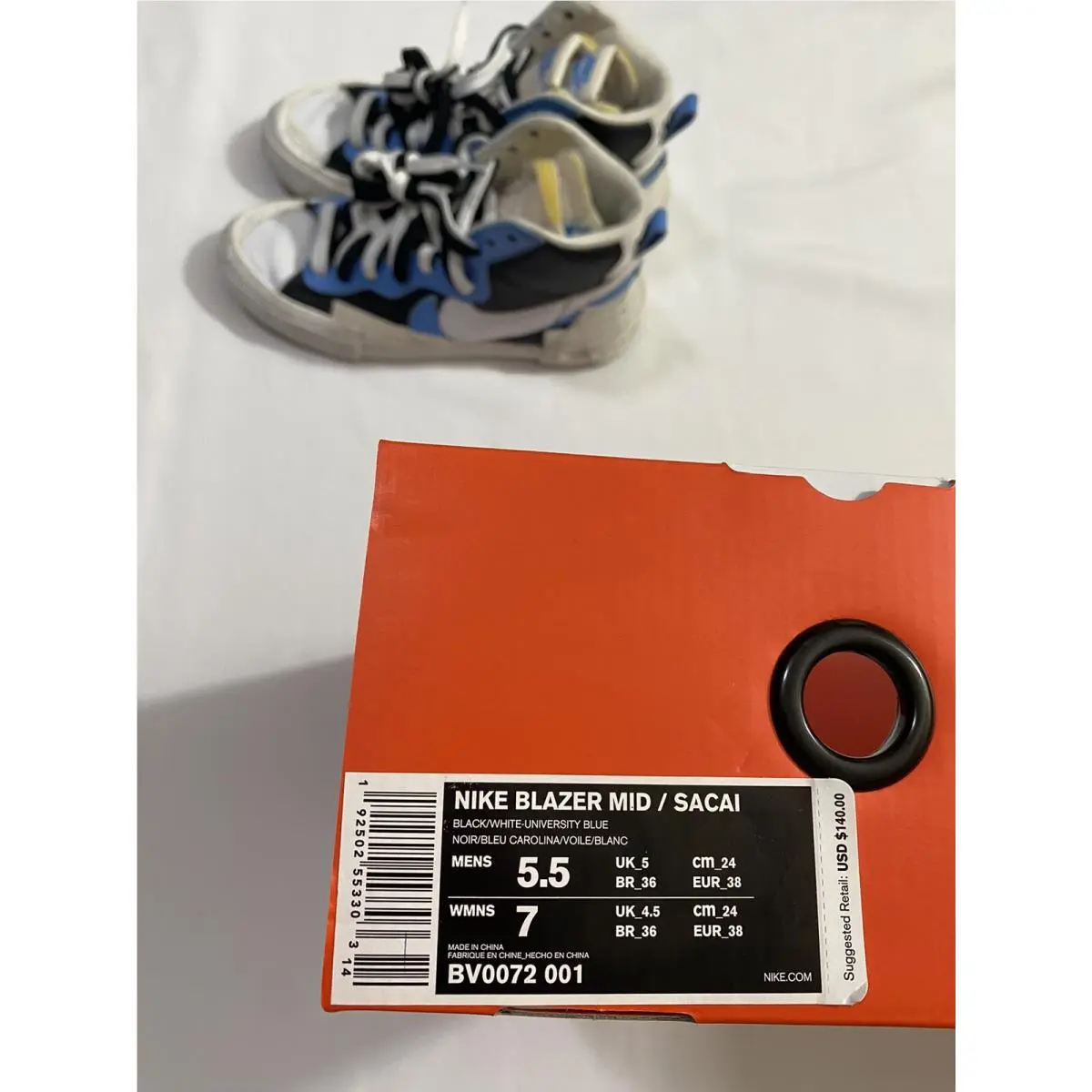 Nike shoes - Nike Blazer - Blazer - BV0072 001 - Blue (UPC: 0192502553303) 8