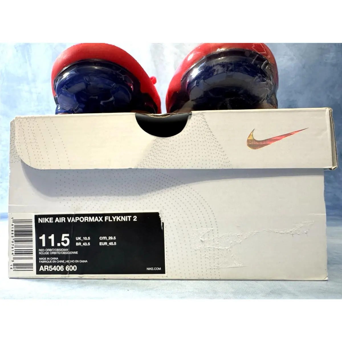 Nike shoes - Nike Air VaporMax - Air VaporMax - AR5406-600 - Red Orbit/ Obsidian- Total Orange 12