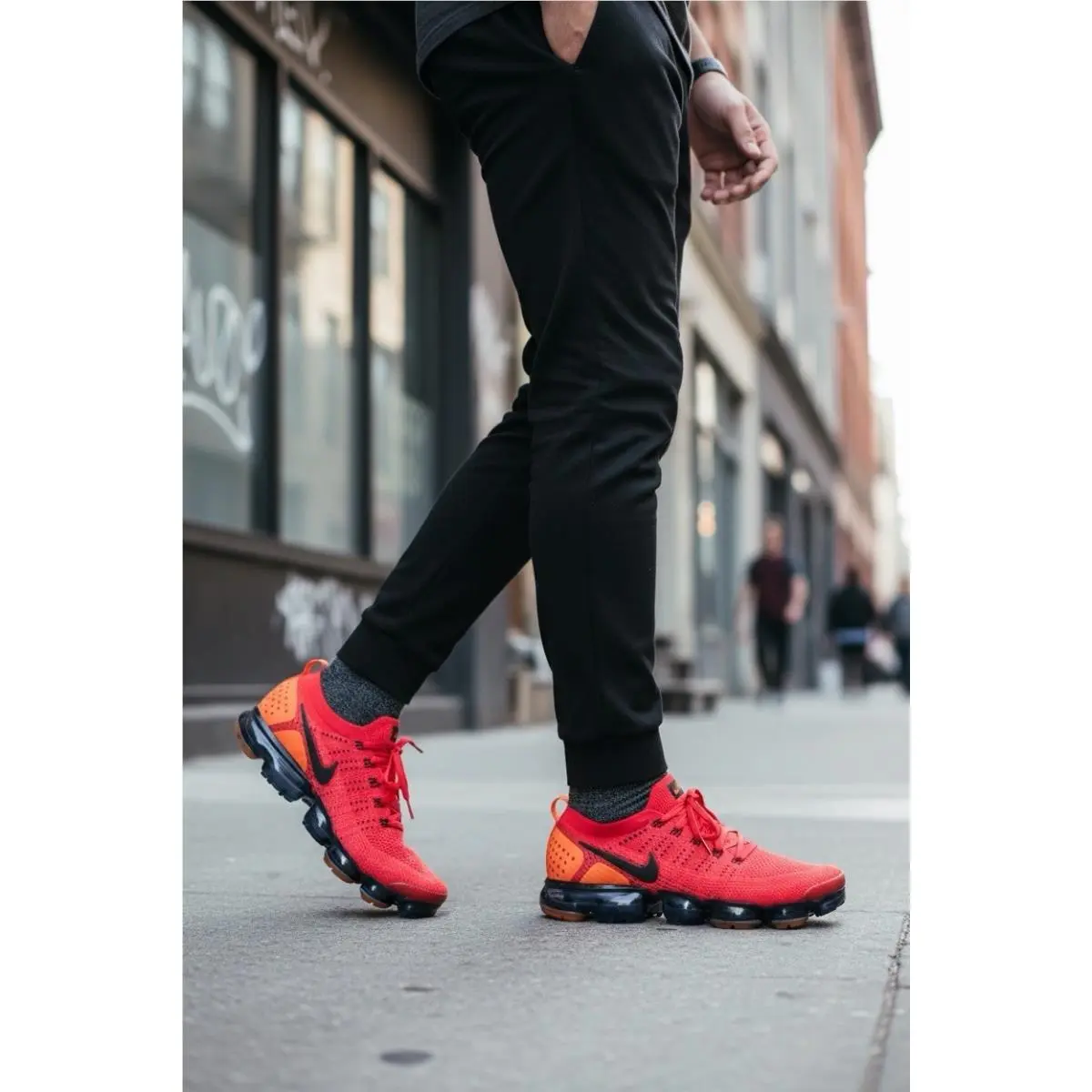 Nike Air Vapormax 2018 Flyknit 2 Spider Man Red Orbit Men`s Shoes Size 11.5