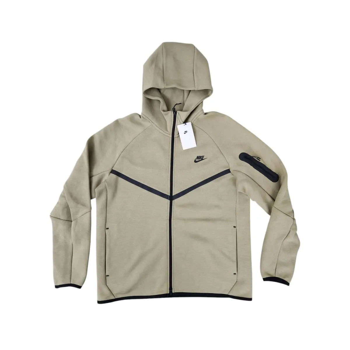 Tech Fleece Windrunner Neutral Olive Black Men`s Size Medium HV0949 277 by Nike