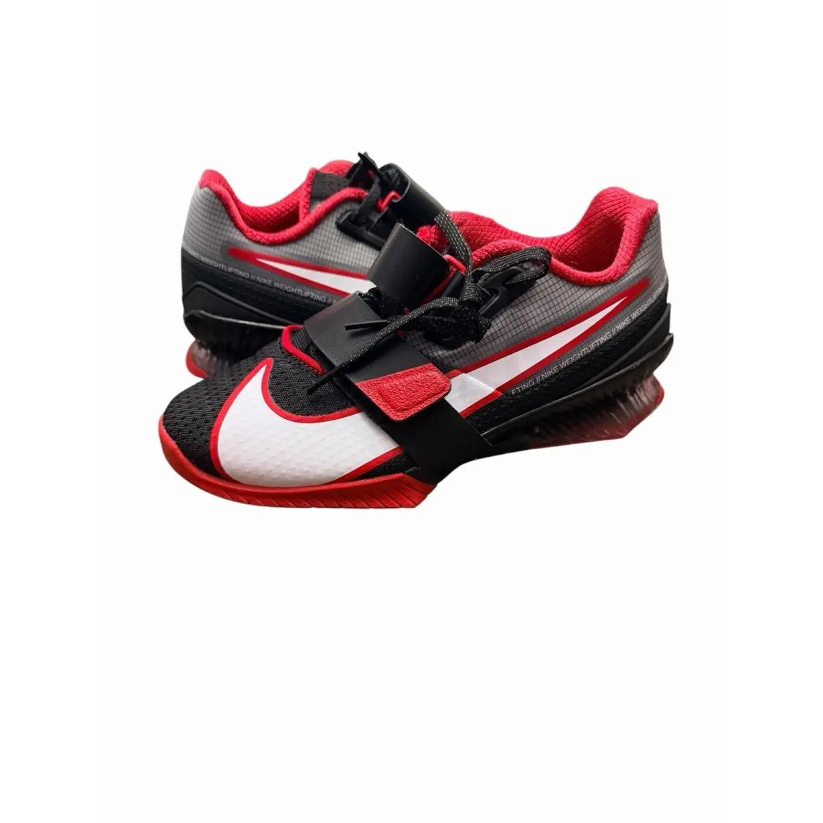 Nike Romaleos 4 Weightlifting Shoes Training Gym M 5 W 6.5 CD3463-003 Black Red