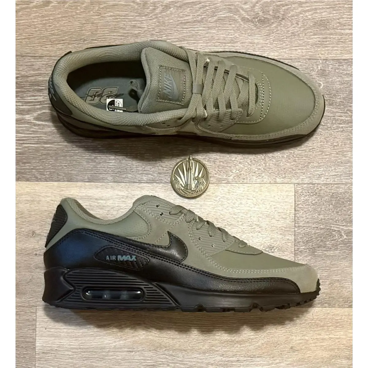 Nike shoes - Nike Air Max 90 - Air Max - IF0670-800 - Siilver Safe / Mineral Slate / Black (UPC: 198958751782) 6