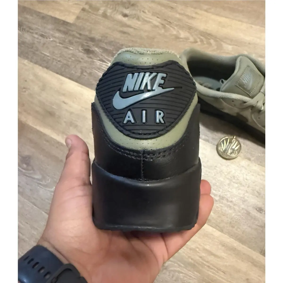 Nike shoes - Nike Air Max 90 - Air Max - IF0670-800 - Siilver Safe / Mineral Slate / Black (UPC: 198958751782) 1