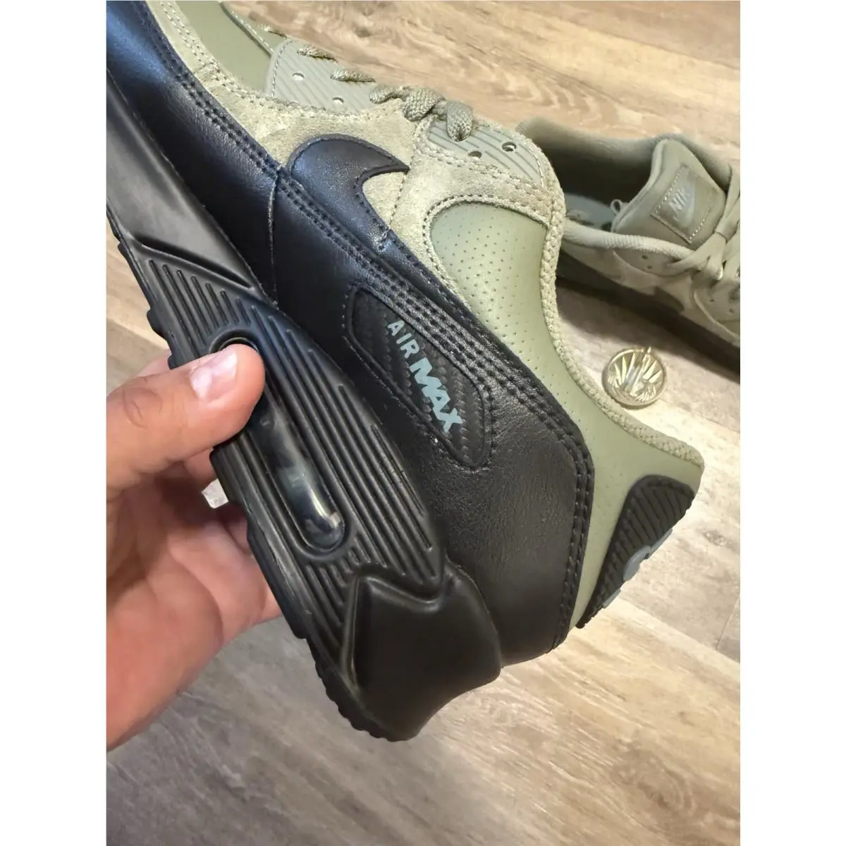 Nike shoes - Nike Air Max 90 - Air Max - IF0670-800 - Siilver Safe / Mineral Slate / Black (UPC: 198958751782) 2