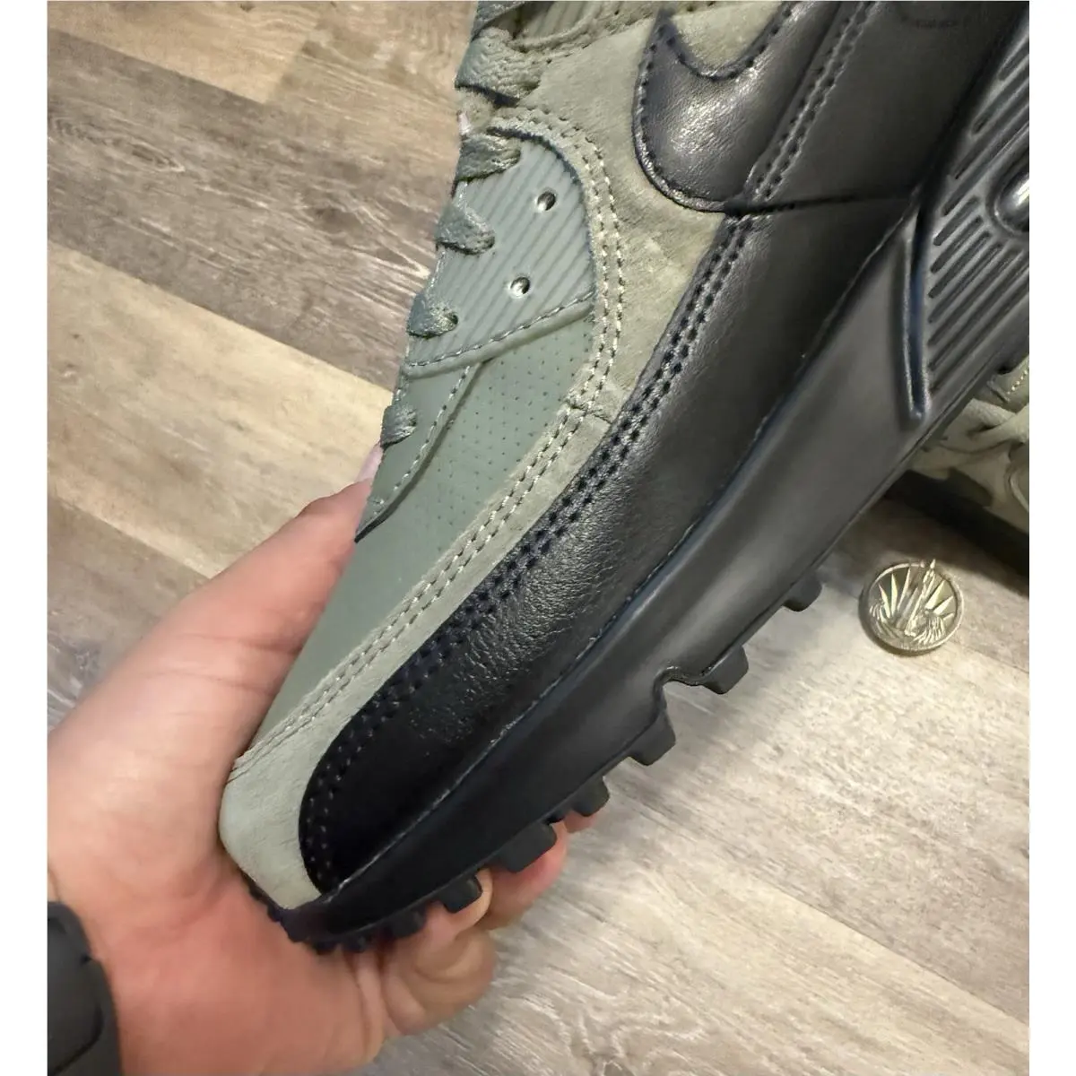 Nike shoes - Nike Air Max 90 - Air Max - IF0670-800 - Siilver Safe / Mineral Slate / Black (UPC: 198958751782) 3