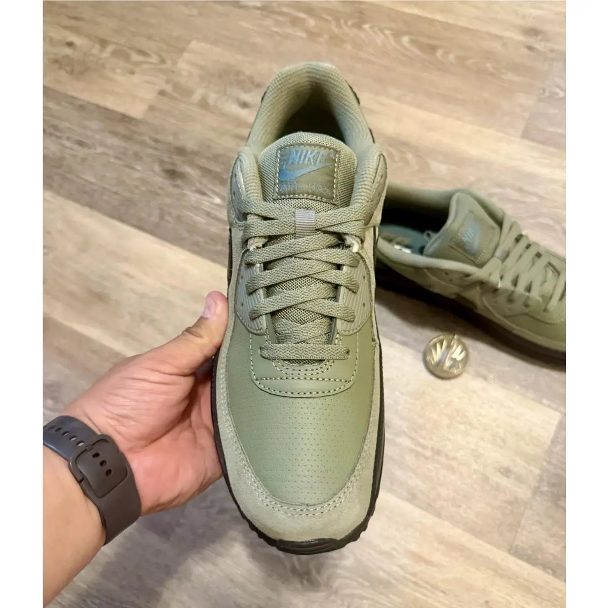 Nike shoes - Nike Air Max 90 - Air Max - IF0670-800 - Siilver Safe / Mineral Slate / Black (UPC: 198958751782) 5