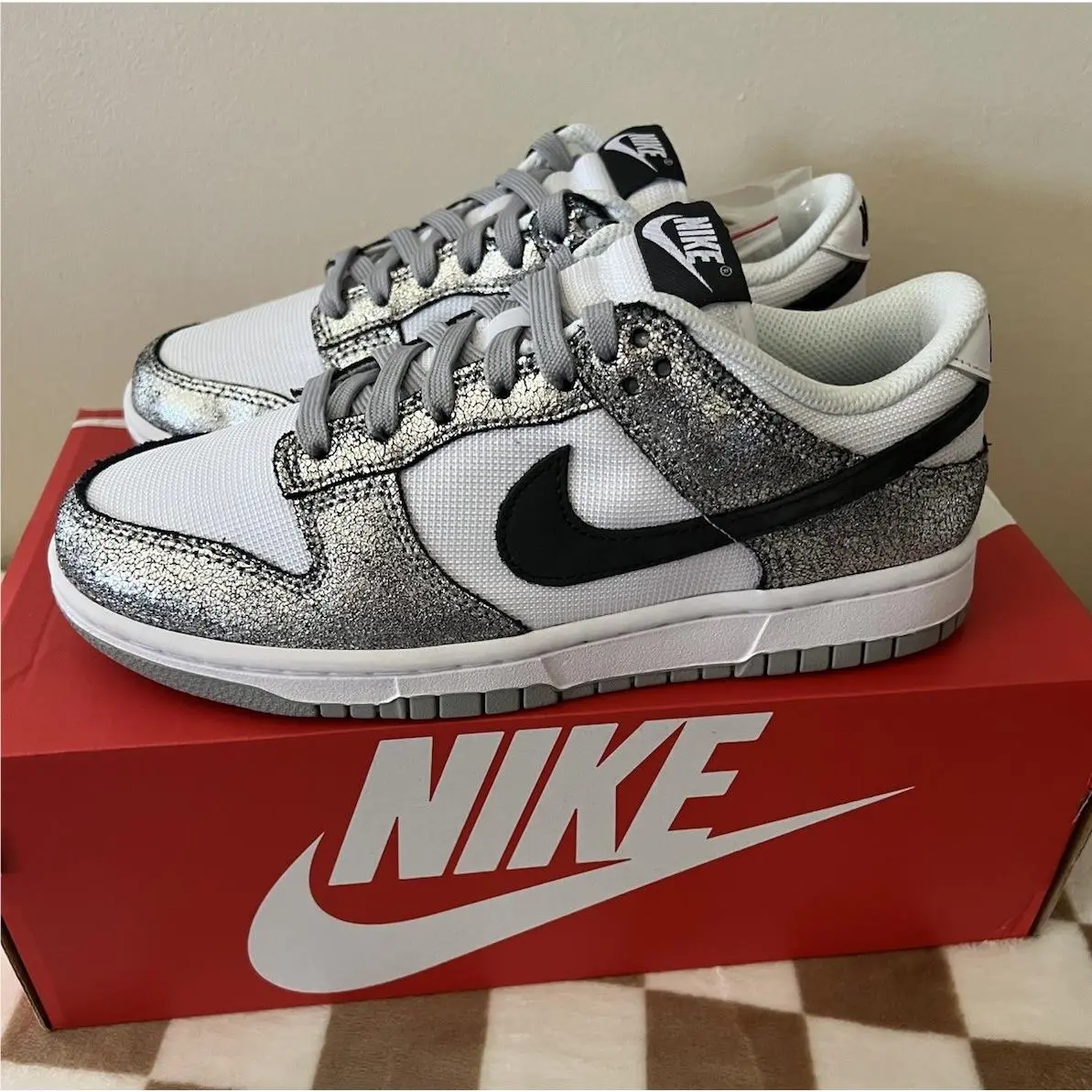 Nike shoes - Nike Dunk Low - Dunk Low - DO5882 001 - Off Noir/Metallic Silver 10