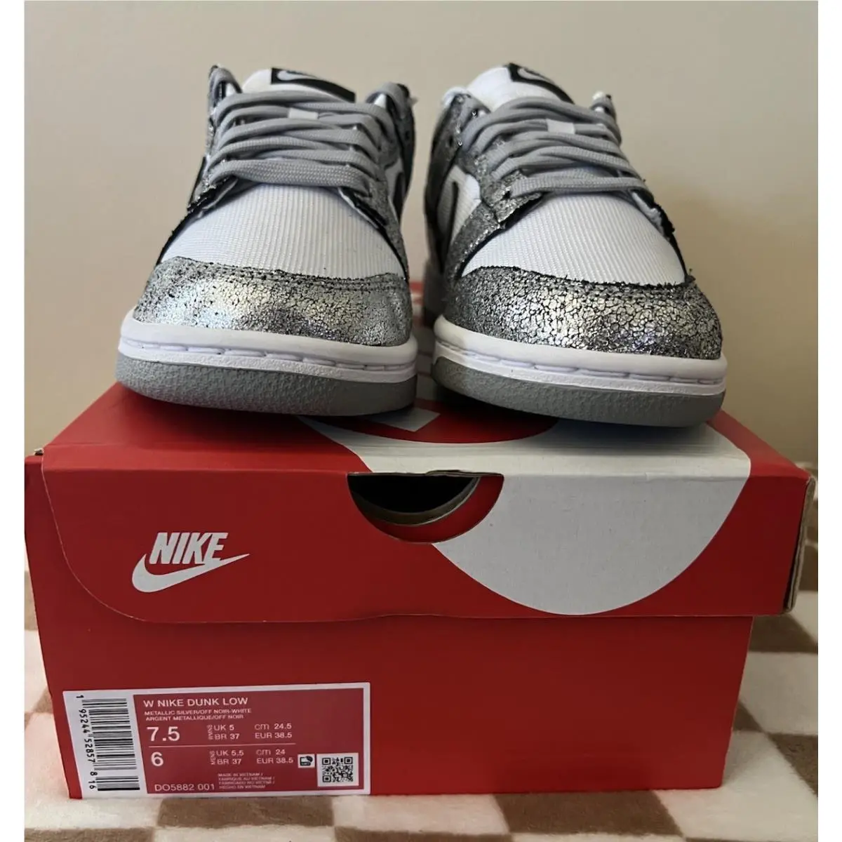 Nike shoes - Nike Dunk Low - Dunk Low - DO5882 001 - Off Noir/Metallic Silver 11
