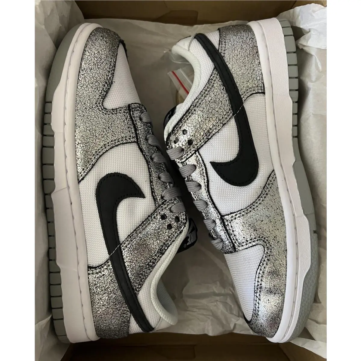 Nike shoes - Nike Dunk Low - Dunk Low - DO5882 001 - Off Noir/Metallic Silver 13