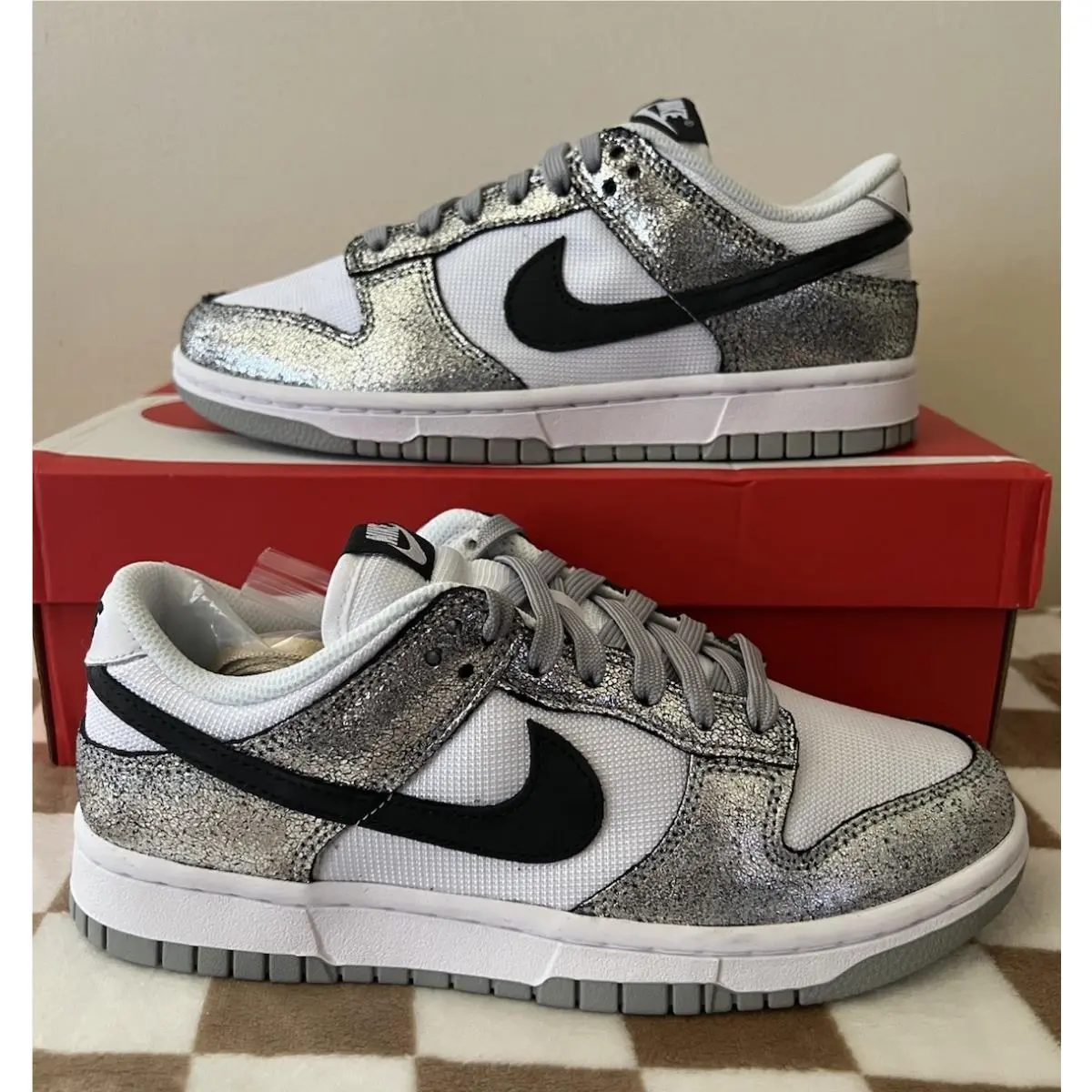 Nike shoes - Nike Dunk Low - Dunk Low - DO5882 001 - Off Noir/Metallic Silver 1
