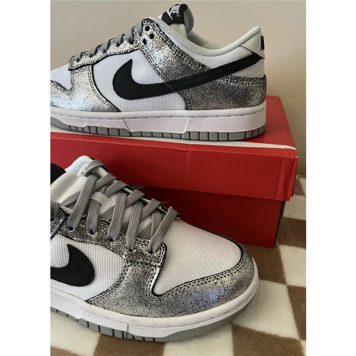 Nike shoes - Nike Dunk Low - Dunk Low - DO5882 001 - Off Noir/Metallic Silver 3
