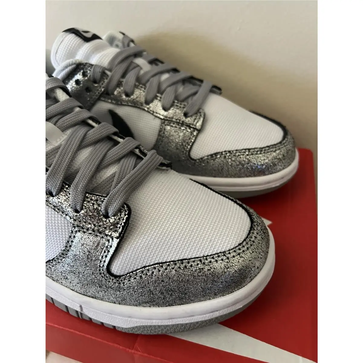 Nike shoes - Nike Dunk Low - Dunk Low - DO5882 001 - Off Noir/Metallic Silver 4