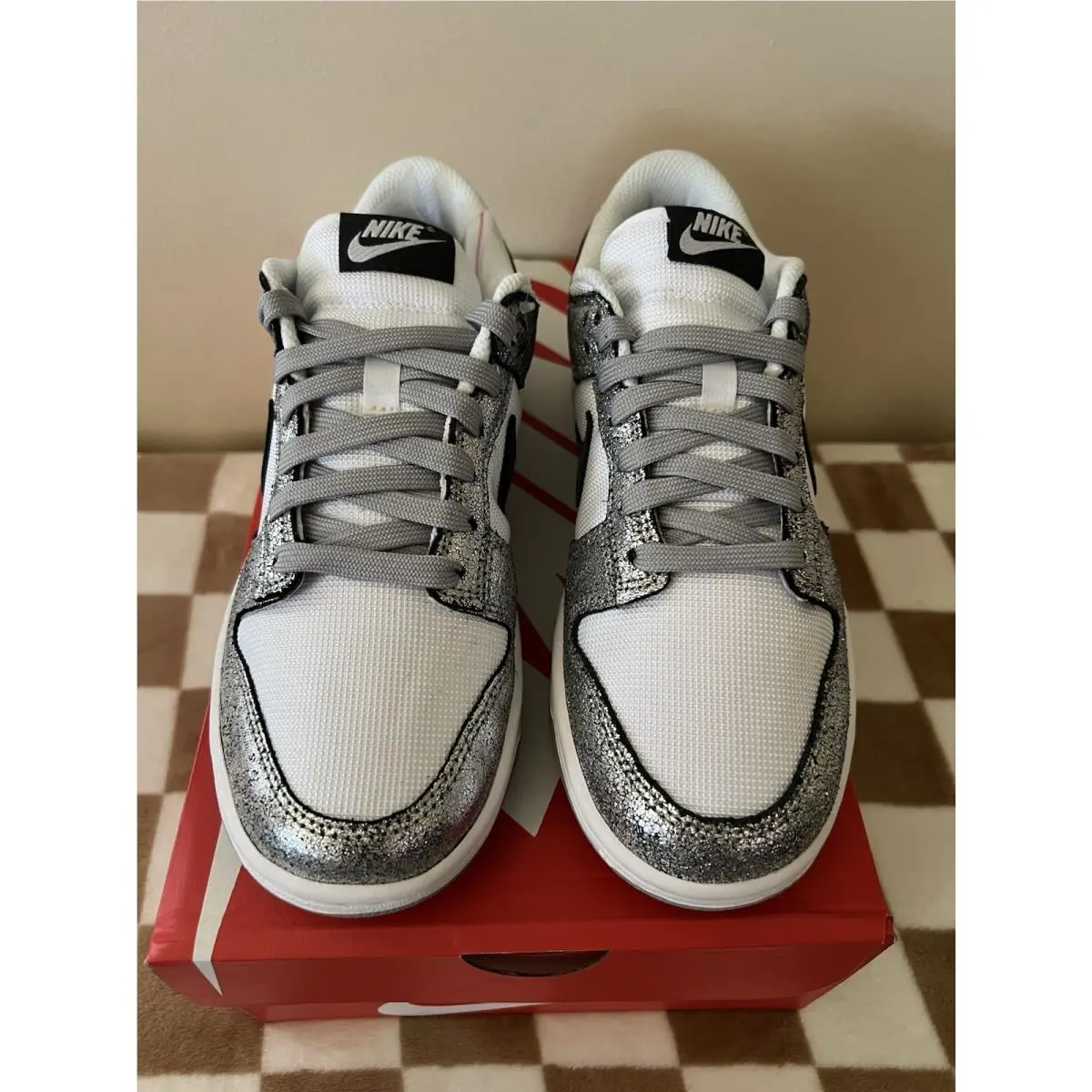 Nike shoes - Nike Dunk Low - Dunk Low - DO5882 001 - Off Noir/Metallic Silver 7