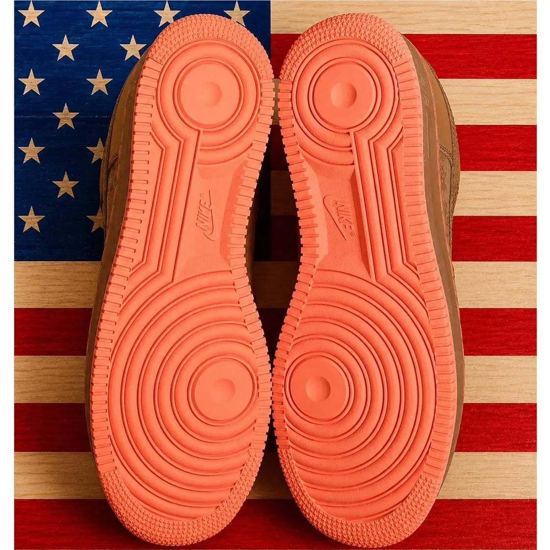 Nike shoes - Nike Air Force 1 - Air Force - 312486-271 - Brown, way: Maple/Golden-Hops/Wild-Mango 8