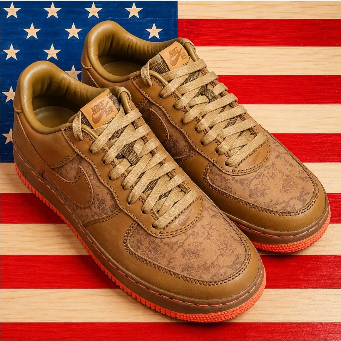 Nike shoes - Nike Air Force 1 - Air Force - 312486-271 - Brown, way: Maple/Golden-Hops/Wild-Mango 2