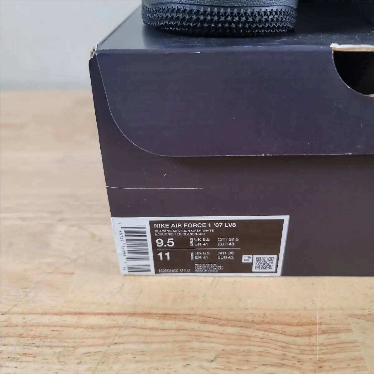Nike shoes - Nike Air Force 1 - Air Force - IQ0292-010 - Black 7
