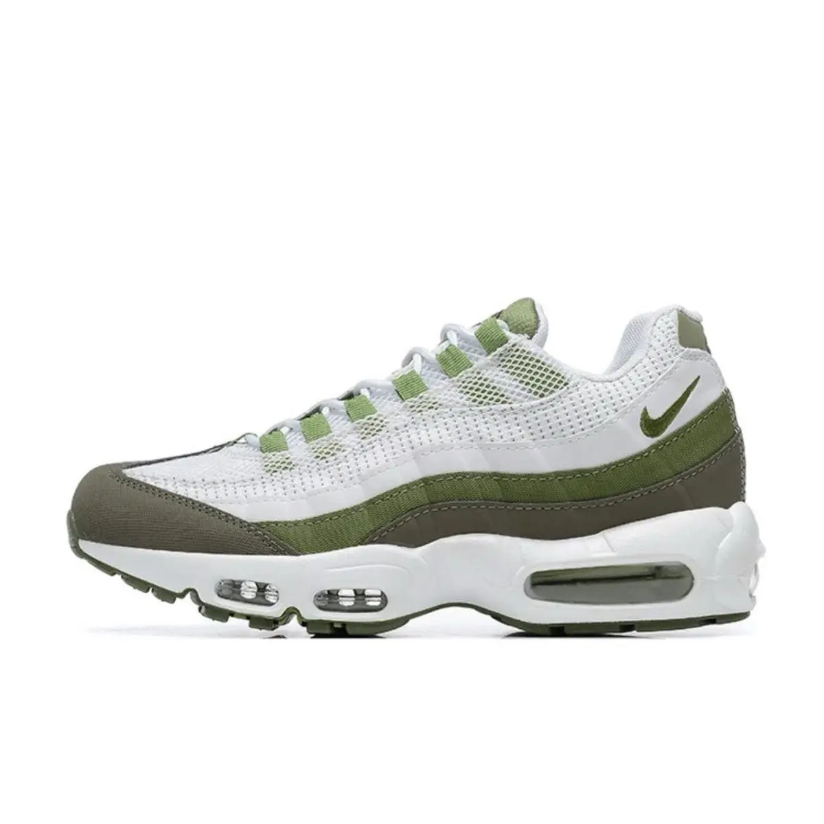 Retro Air Cushion King Nike Air Max 95 White-green Colorway Awakens Trend Memor