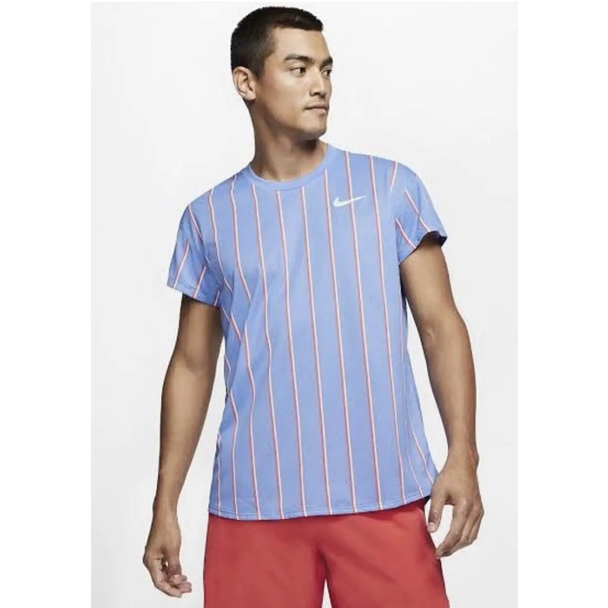 Nike clothing - Nike Court Advantage - Court Advantage - CI9150478 - Blue/Pink Stripe (UPC: 0193658589574) 1
