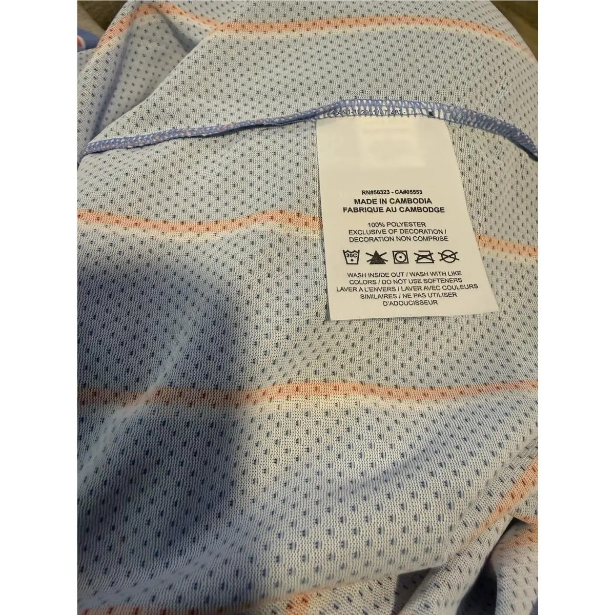 Nike clothing - Nike Court Advantage - Court Advantage - CI9150478 - Blue/Pink Stripe (UPC: 0193658589574) 2