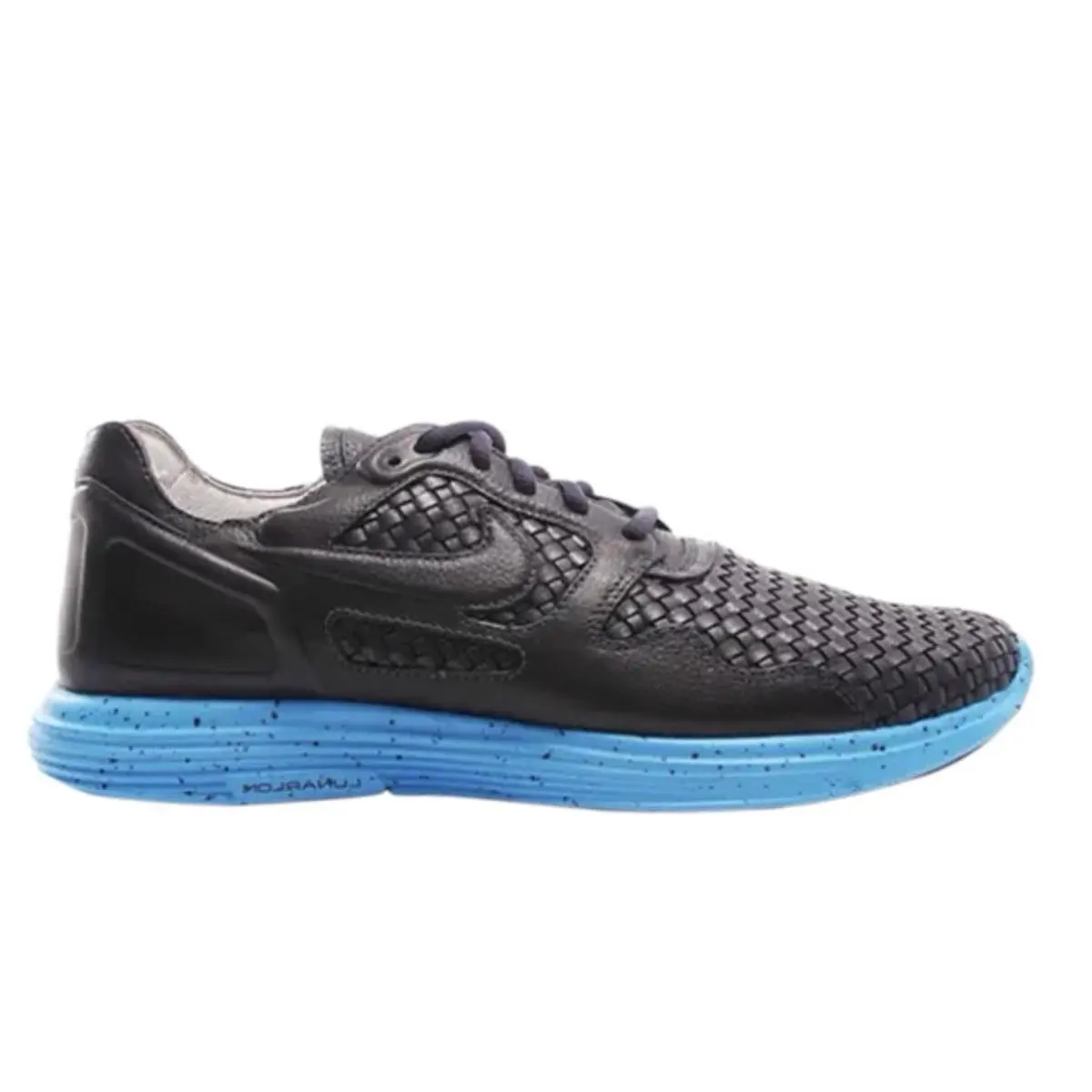 Nike Mens Size 10 Lunar Flow Woven Leather TZ Dark Obsidian Blue 559969440