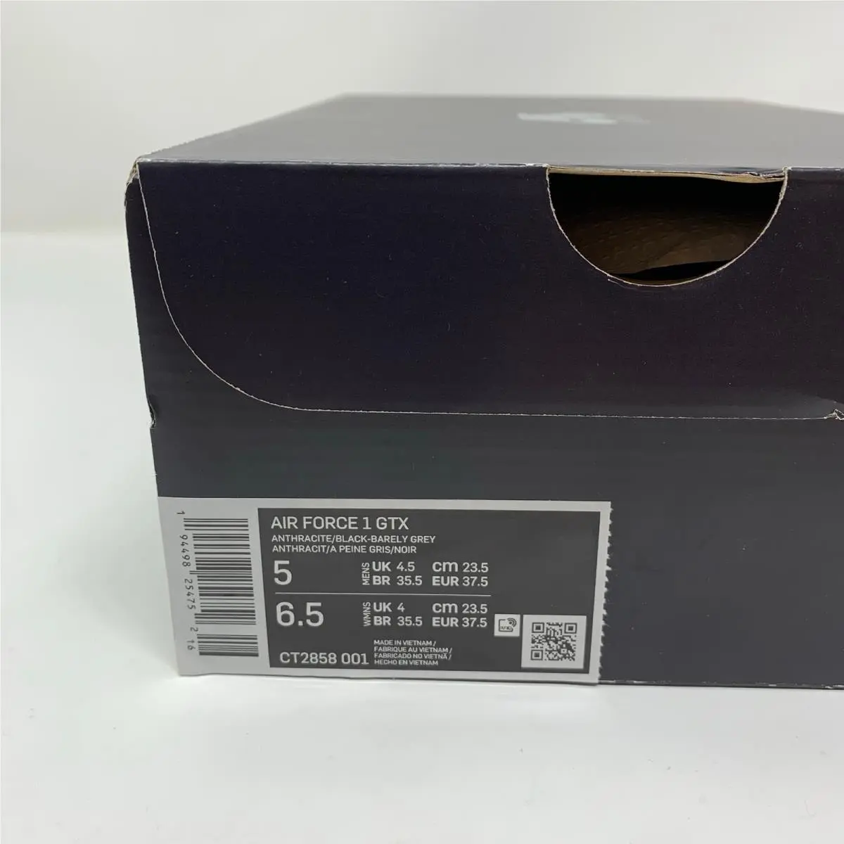 Nike shoes - Nike Air Force 1 - Air Force - CT2858-001 - Black 8