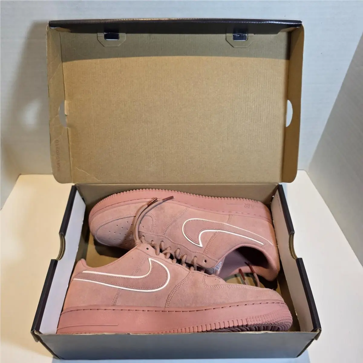 Nike shoes - Nike Air Force 1 `07 LV8 Suede - AA1117-601 - Red 8