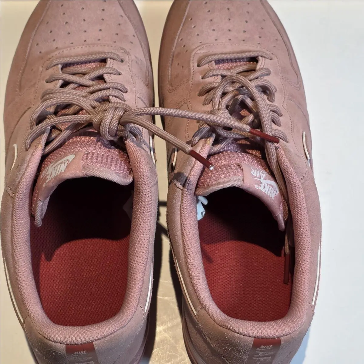 Nike shoes - Nike Air Force 1 `07 LV8 Suede - AA1117-601 - Red 4