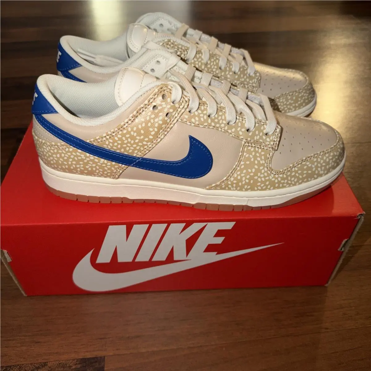 Nike shoes - Nike Dunk Low - Dunk Low - Sesame/Blue Jay-Sail-Sanddrift (UPC: 196152647405) 0