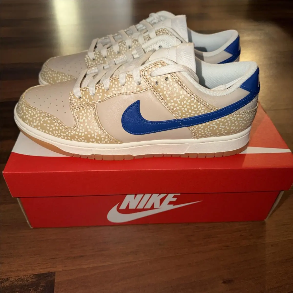 Nike shoes - Nike Dunk Low - Dunk Low - Sesame/Blue Jay-Sail-Sanddrift (UPC: 196152647405) 2