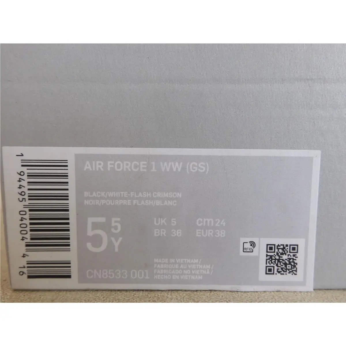Nike shoes - Nike Air Force 1 - Air Force - CN8533 001 - White (UPC: 194495040044) 8