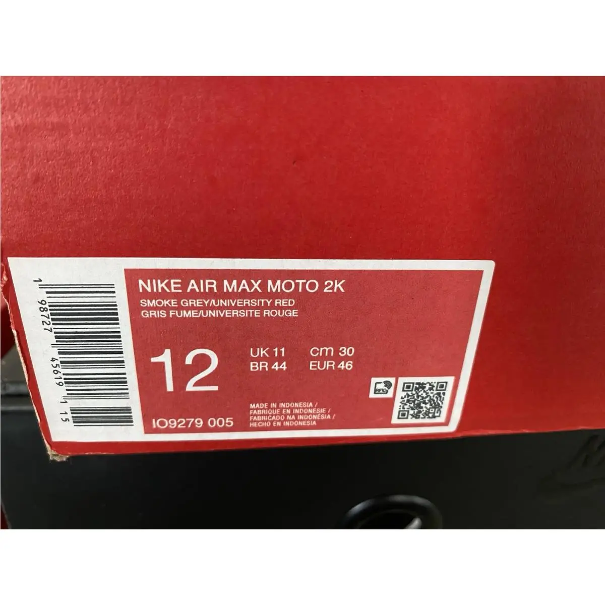 Nike shoes - Nike Air Max Moto - Air Max Moto - Smoke Grey/University Red 3