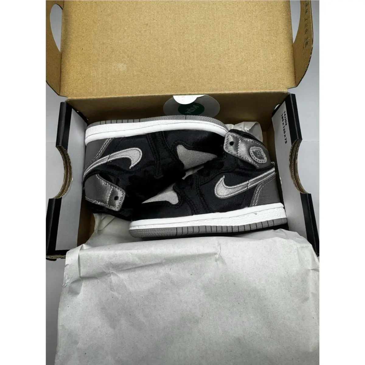 Nike shoes - Jordan 1 Retro High OG (TD) - Black / Medium Grey / White 1