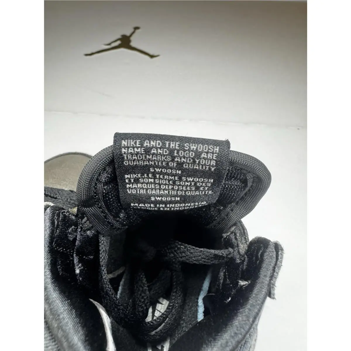 Nike shoes - Jordan 1 Retro High OG (TD) - Black / Medium Grey / White 5