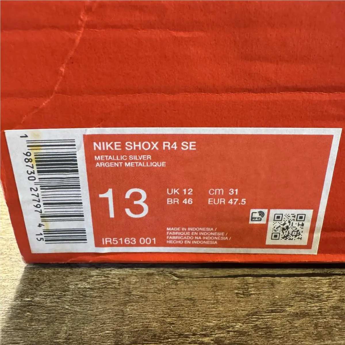 Nike shoes - Nike Shox R4 - Shox - IR5163-001 - Silver 0