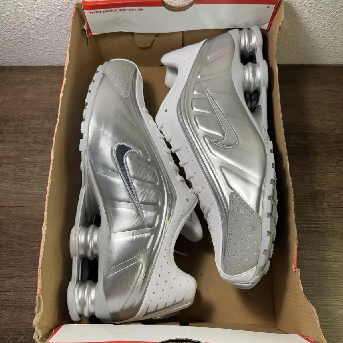 Nike shoes - Nike Shox R4 - Shox - IR5163-001 - Silver 1