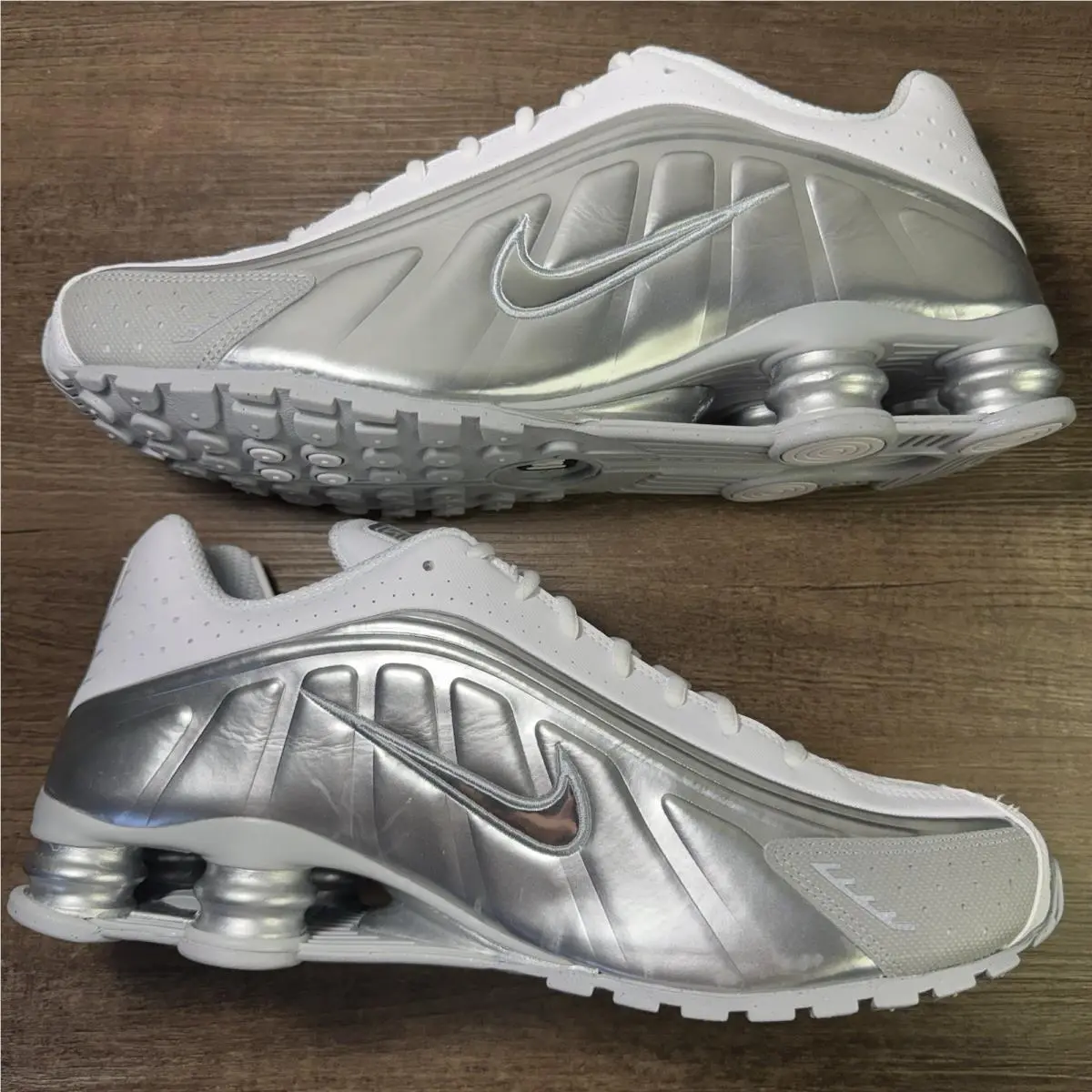 Nike shoes - Nike Shox R4 - Shox - IR5163-001 - Silver 3