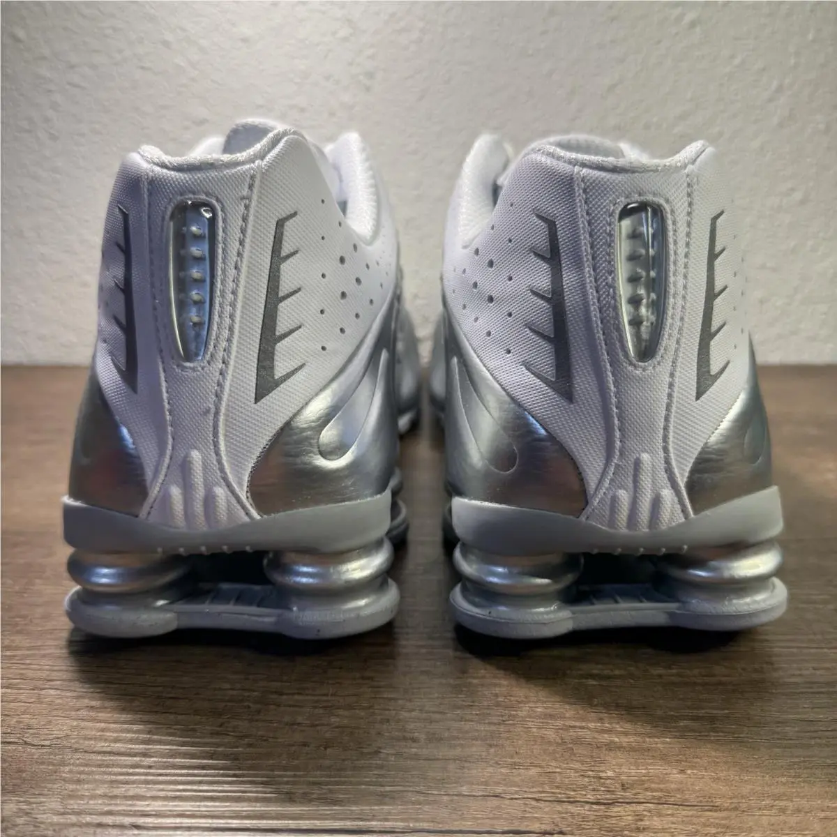 Nike shoes - Nike Shox R4 - Shox - IR5163-001 - Silver 7