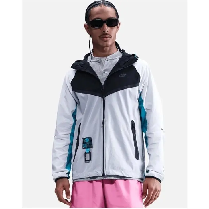Nike Tech Men’s Windrunner Woven FZ Hoodie Jacket Sz. M Cactus IB8956-010