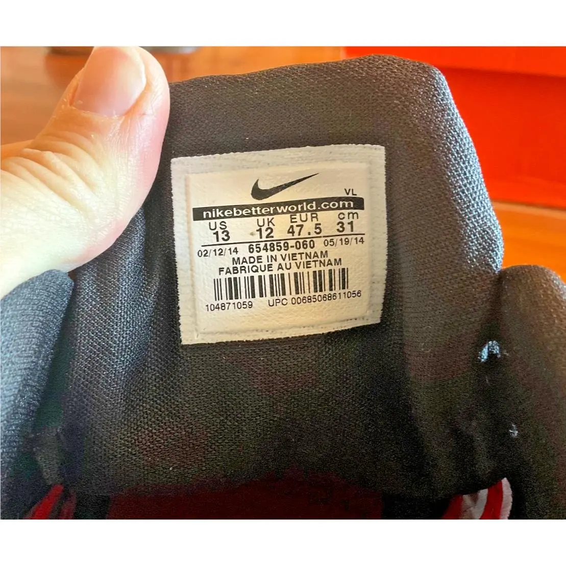 Nike shoes - Nike Zoom - Zoom - Red and Black (UPC: 685068611056) 7