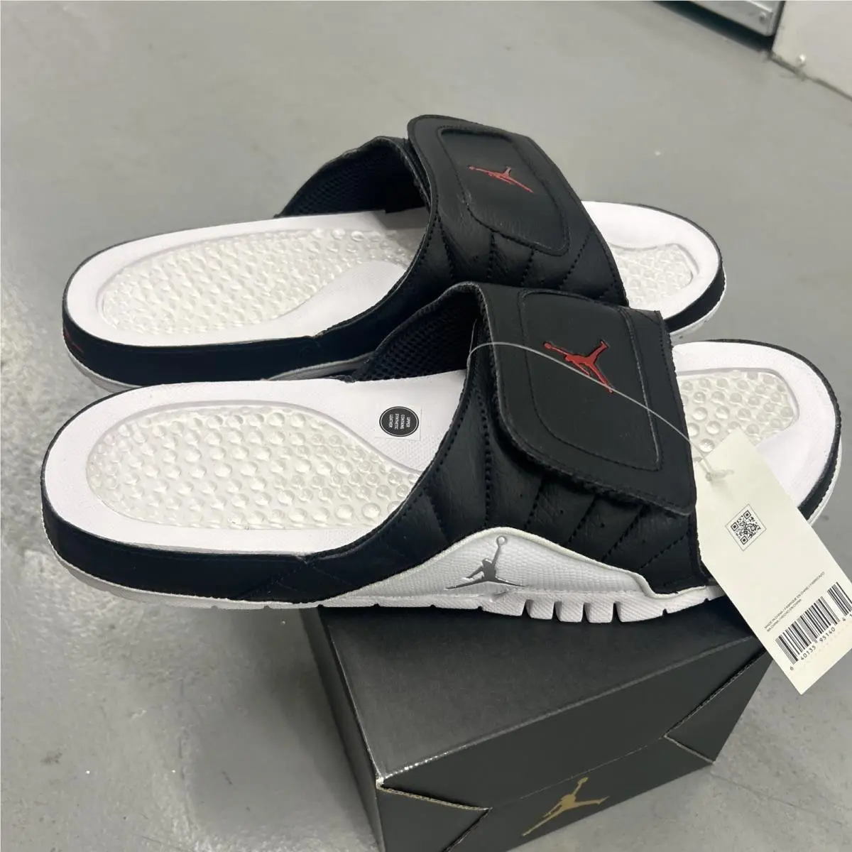 Nike shoes - Jordan Hydro Slide - Hydro Slide - 351006 066 - Multicolor, Manufacturer: Black/Varsity Red/White/Varsity Red 1