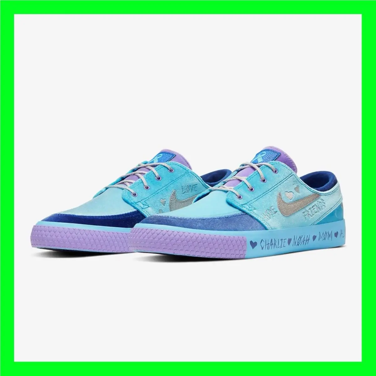 Nike SB Zoom Janoski RM DB Doernbecher Blue Gaze-silver SZ 10.5 CV2365-400