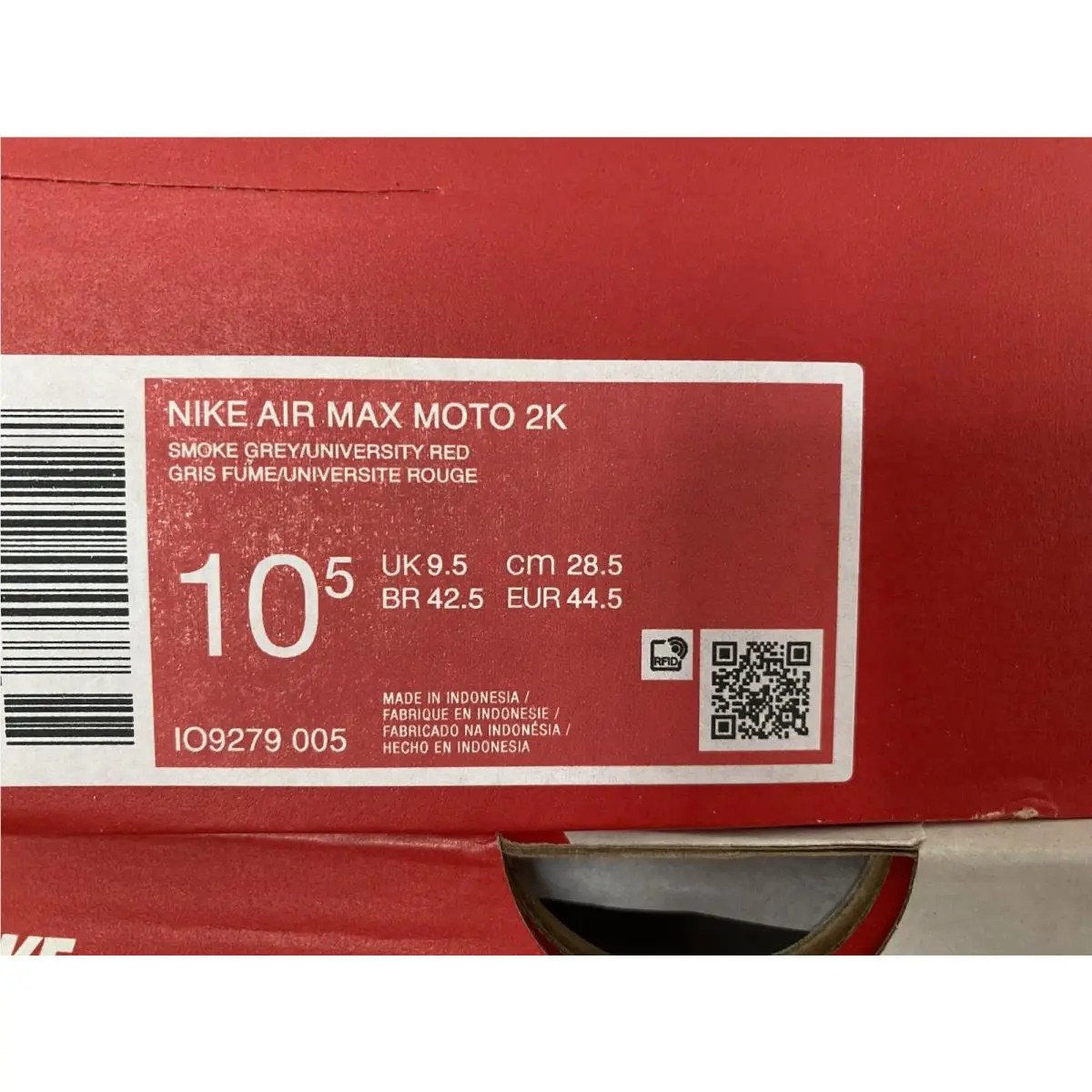 Nike shoes - Nike Air Max Moto - Air Max Moto - Smoke Grey/University Red 3