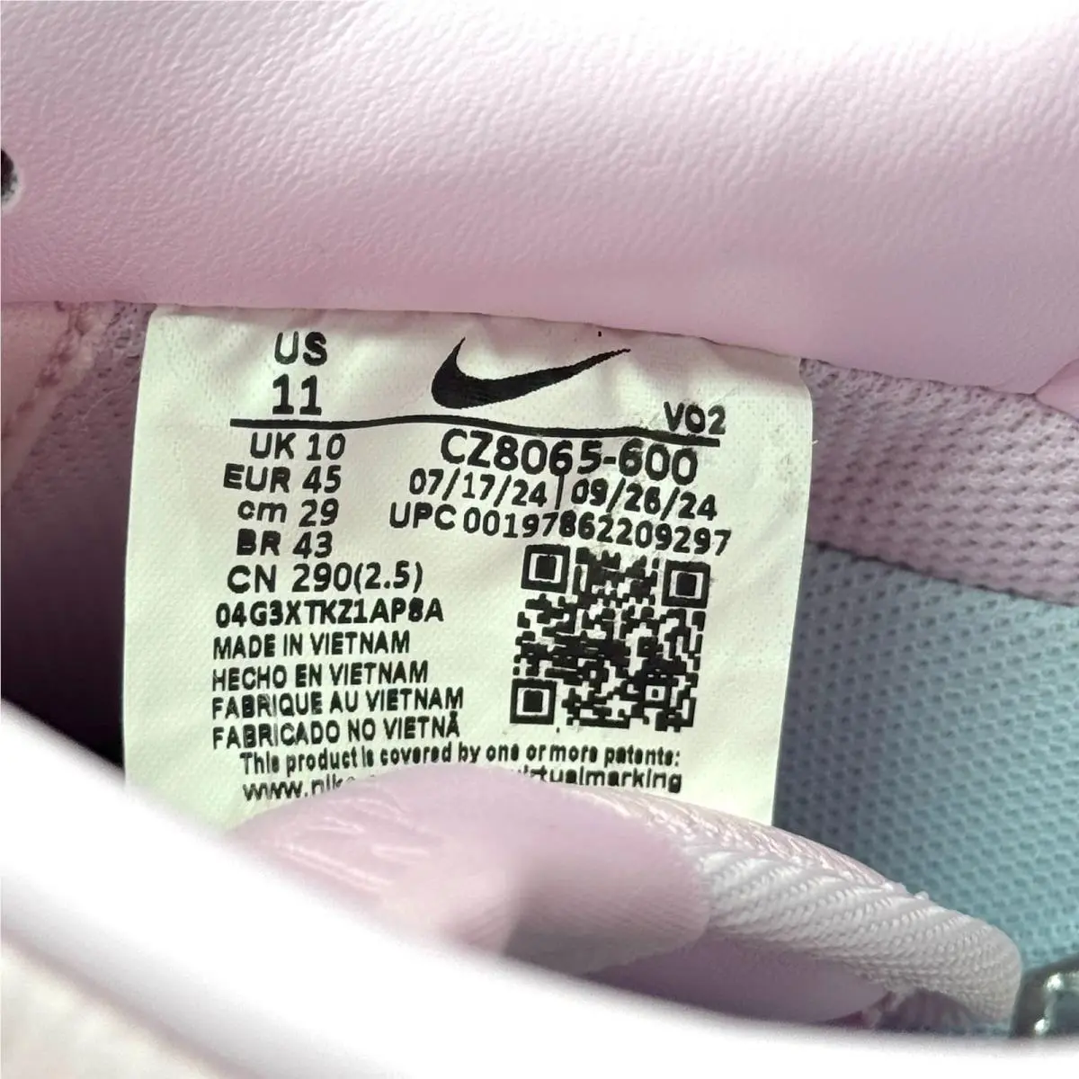 Nike shoes - Nike Air Force 1 - Air Force - CZ8065-600 - Pink (UPC: 197862209297) 3