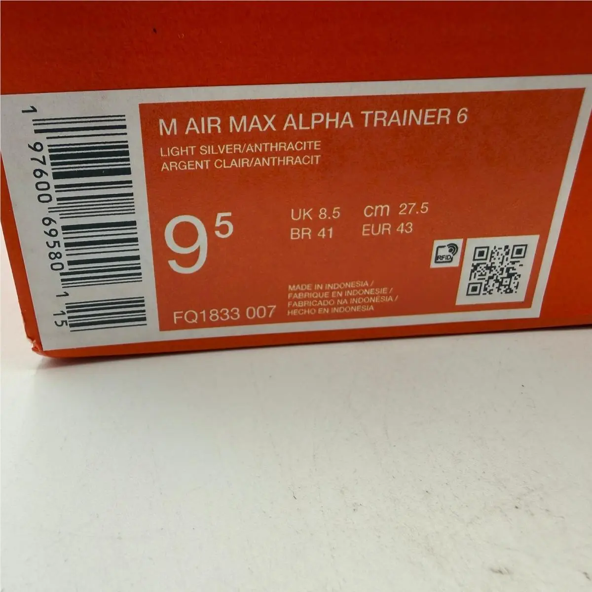 Nike shoes - Nike Air Max Alpha Trainer 6 - Gray 5
