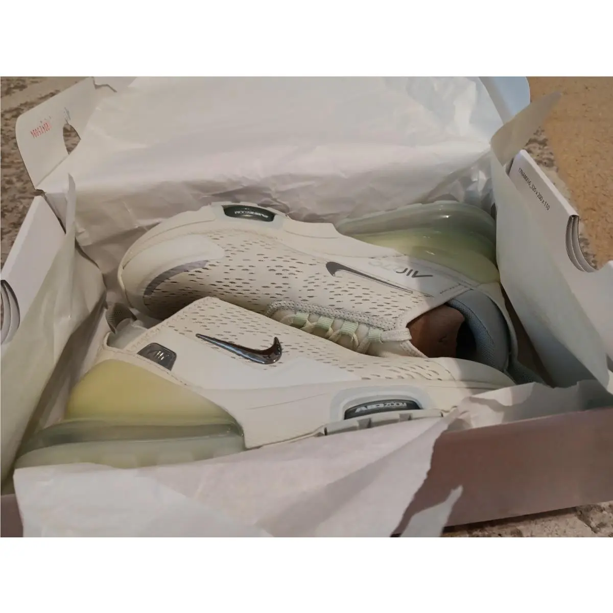 Nike Air Max 270 Premium IO9884 001 Women`s Lifestyles Sneakers Size 7 Sea Glass