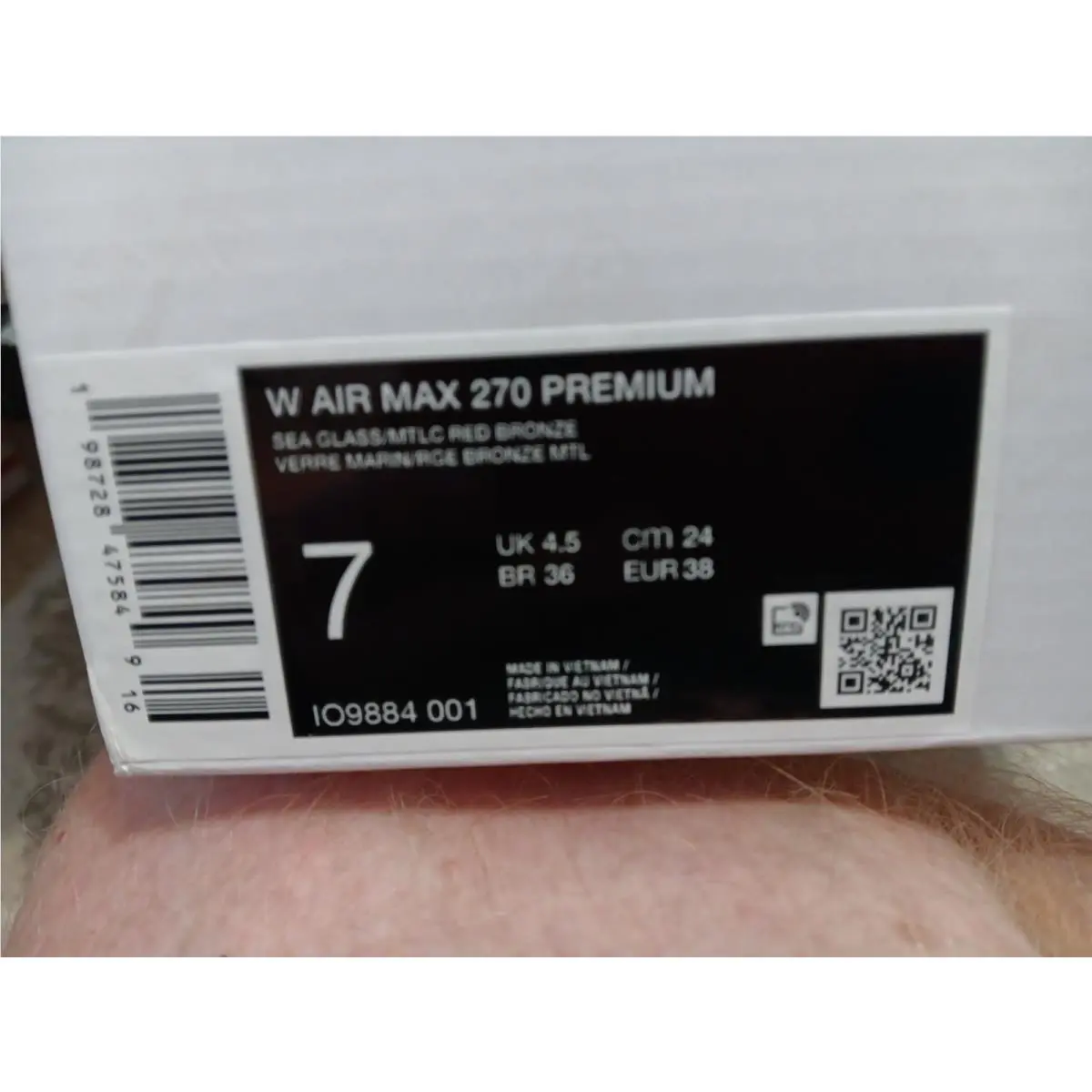 Nike shoes - Nike Air Max 270 Premium - IO9884 001 - Sea Glass 0