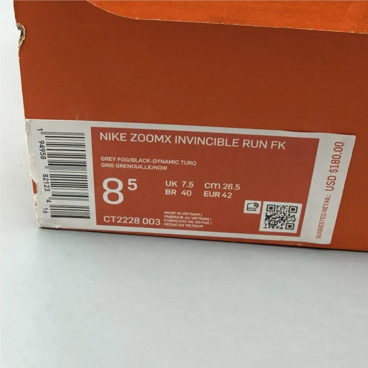 Nike shoes - Nike Zoomx Invincible Run Flyknit - CT2228-003 - Multicolor (UPC: 0194958821234) 12
