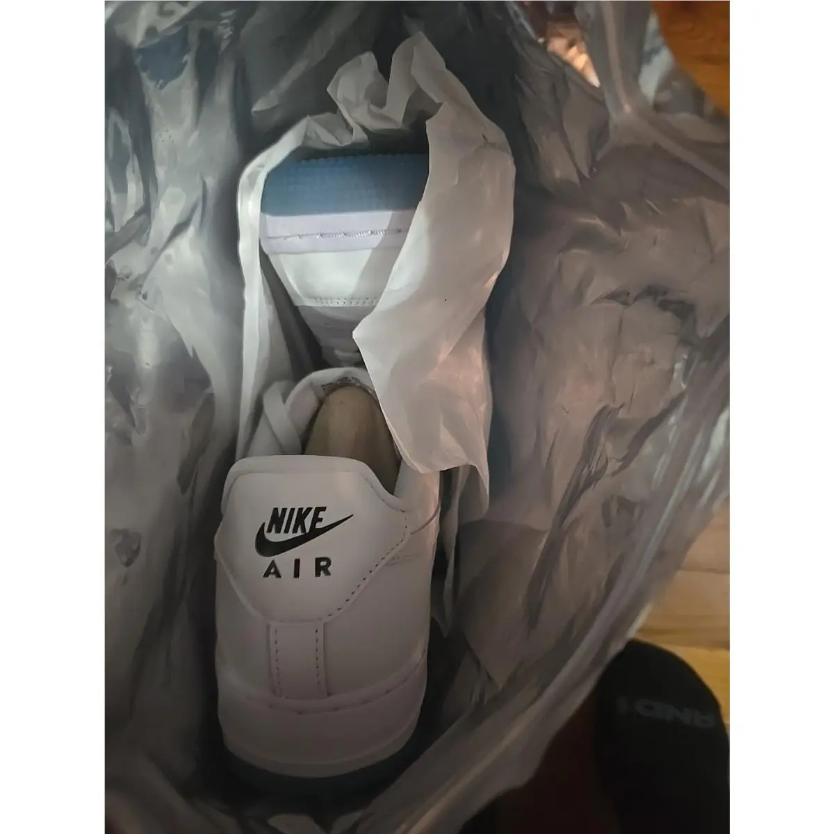 Nike shoes - Nike Wmns Air Force 1 - DA8301-101 - White/White/White/University Blue 12