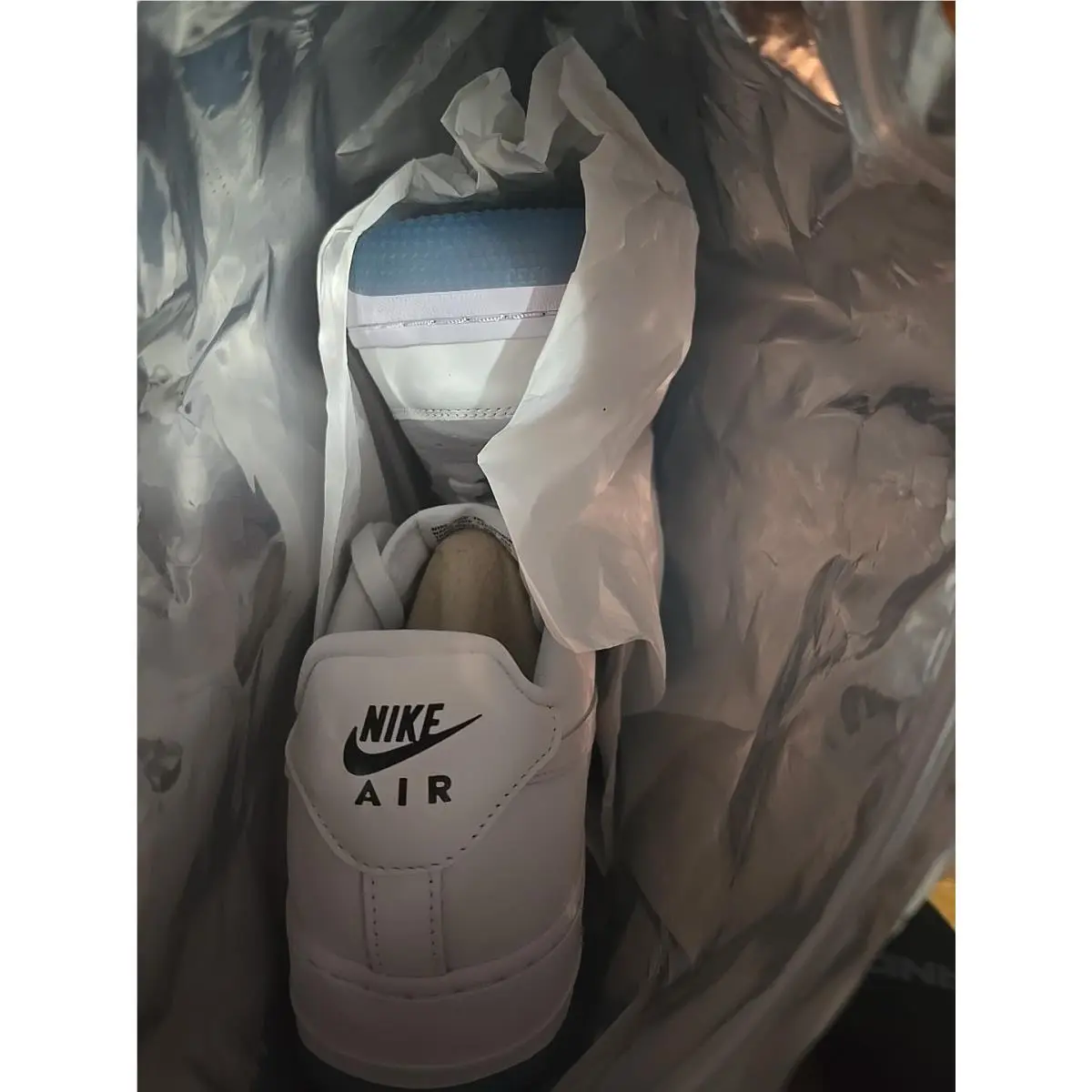 Nike shoes - Nike Wmns Air Force 1 - DA8301-101 - White/White/White/University Blue 13