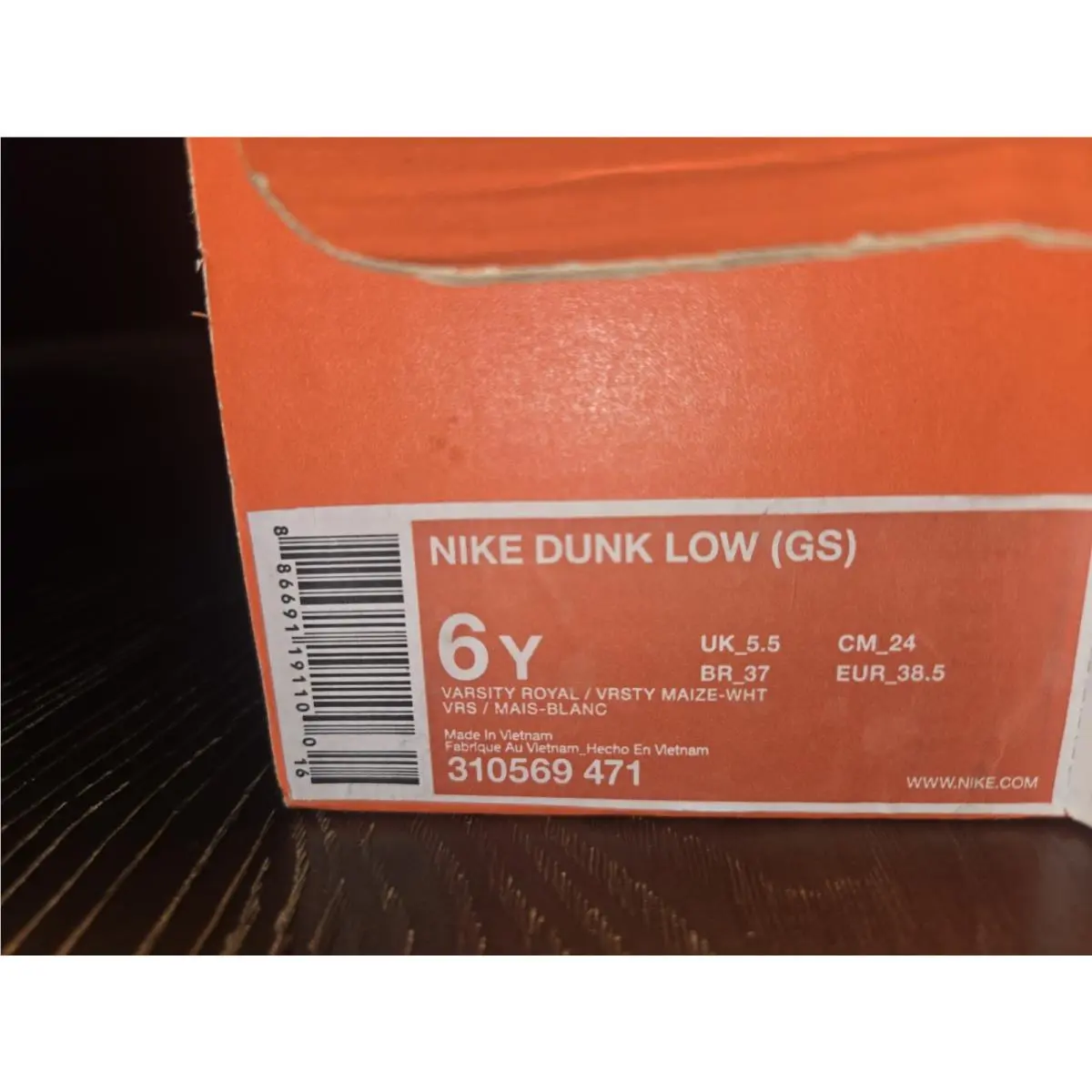 Nike shoes - Nike Dunk Low - Dunk Low - 310569-471 - Blue 16